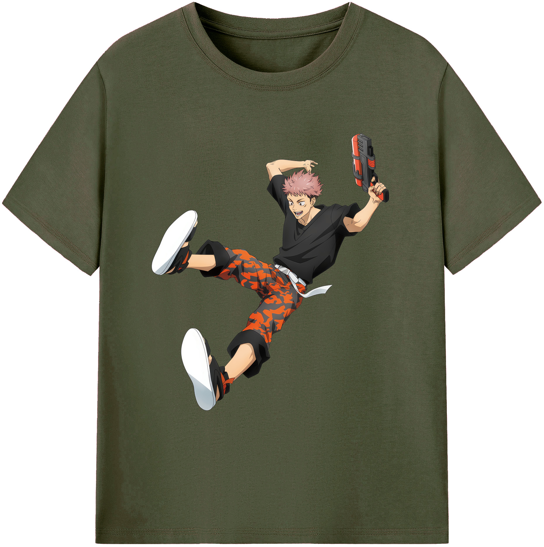 （画像用） 呪術廻戦 Jujutsu Kaisen 綿100％ メンズ半袖Tシャツ｜肌触りやわらか＆通気性